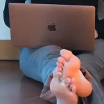 Photo of woman with laptop