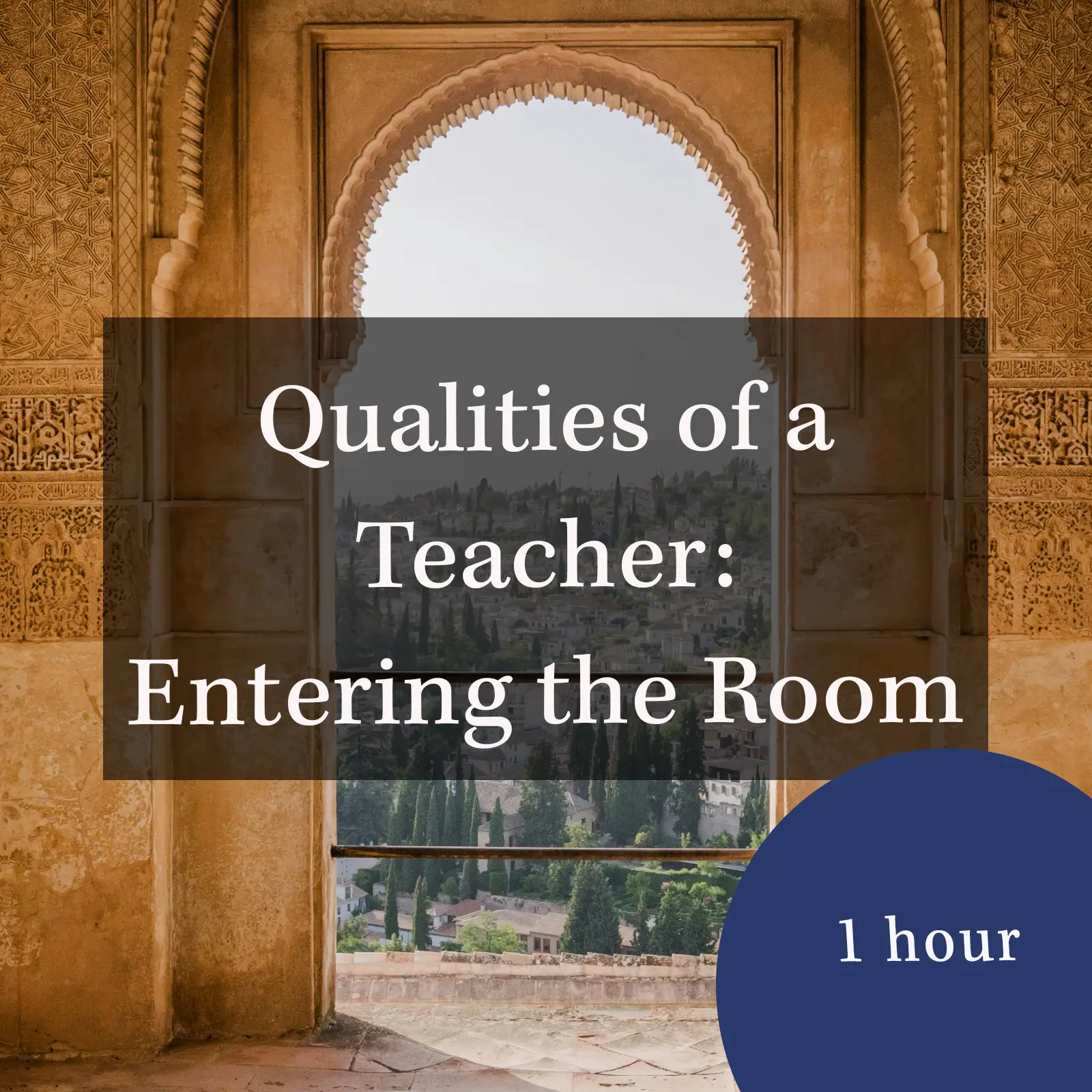 Qualities of a Teacher: Entering the Room - YTT Lesson Plan