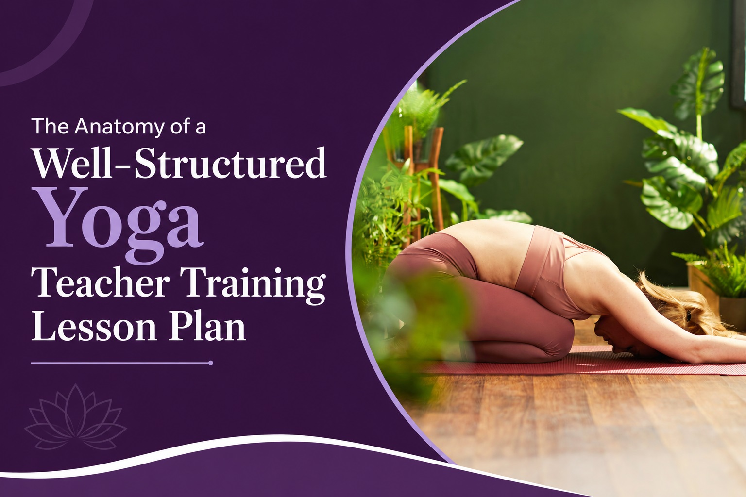 Yoga Teacher Training Lesson Plan